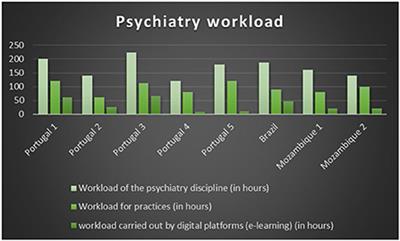 Psychiatry and mental health teaching programs of eight portuguese-speaking schools of medicine: A comparative analysis